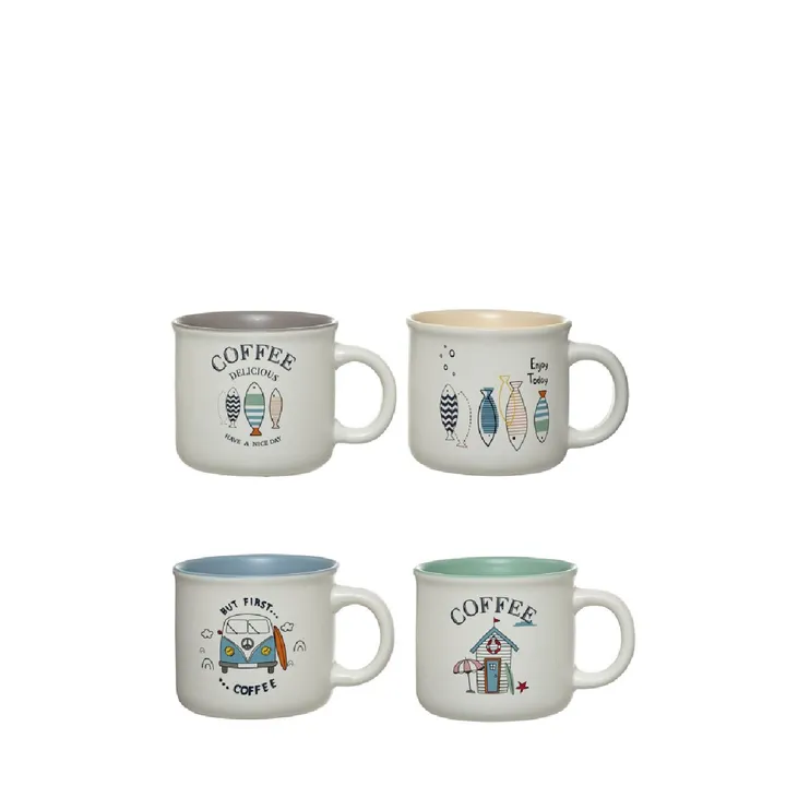 Taza de café de porcelana verde pistacho 100 ml