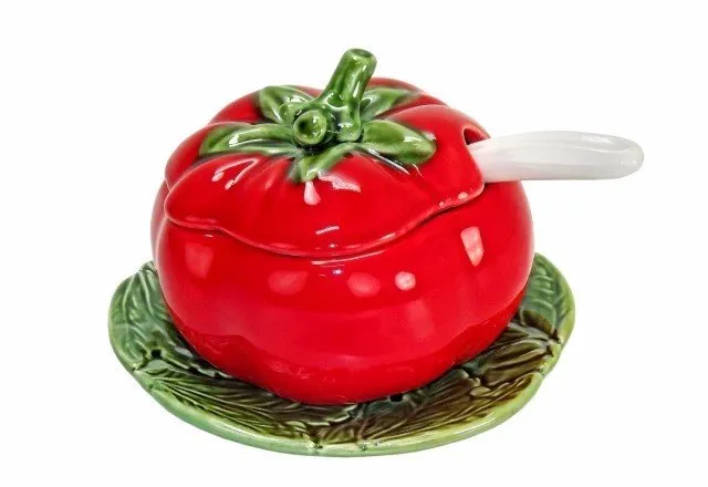 Azucarero tomate de cerámica