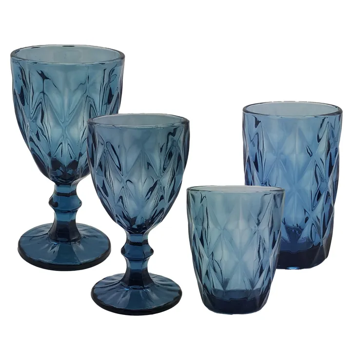 6 Copas Ice 330 ml azul (pack de 6)